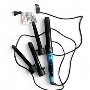 Blue Curling Wand Set 4PC different sizes